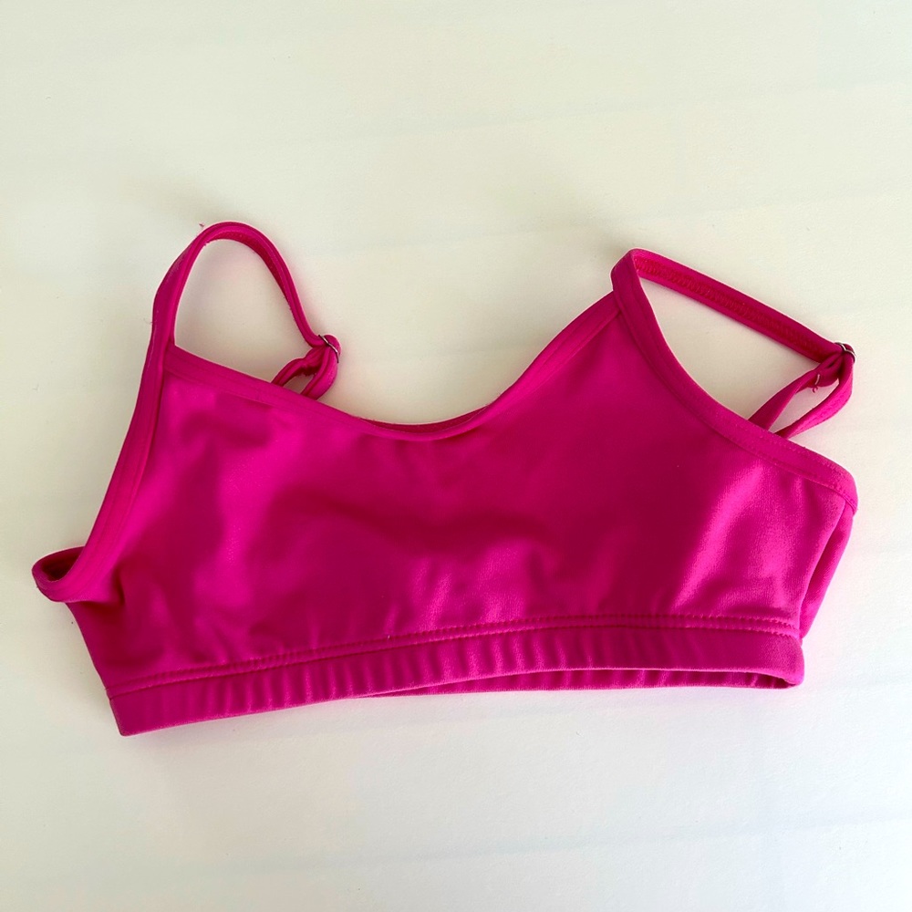Capezio Vibrant Fuchsia Dance Crop Top